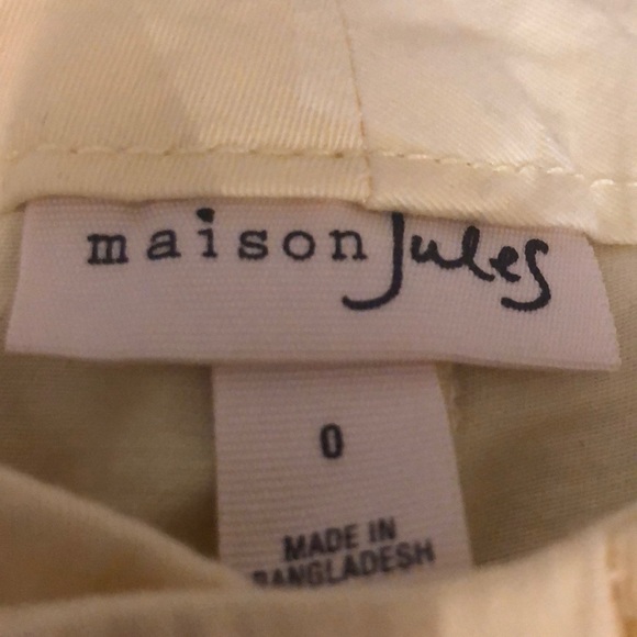 🌟5 for $25🌟 Maison Jules Yellow Casual Pants - Picture 2 of 3